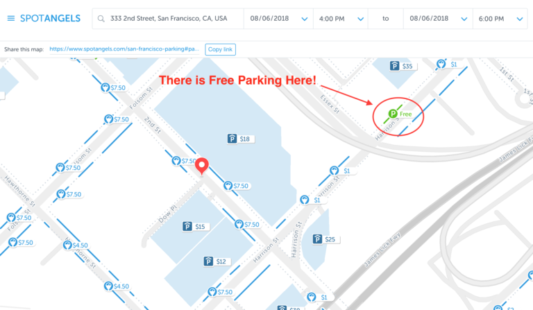 2023 Map Of Free Parking In San Francisco SpotAngels   Screen Shot 2018 08 04 At 8.10.44 PM 768x447 