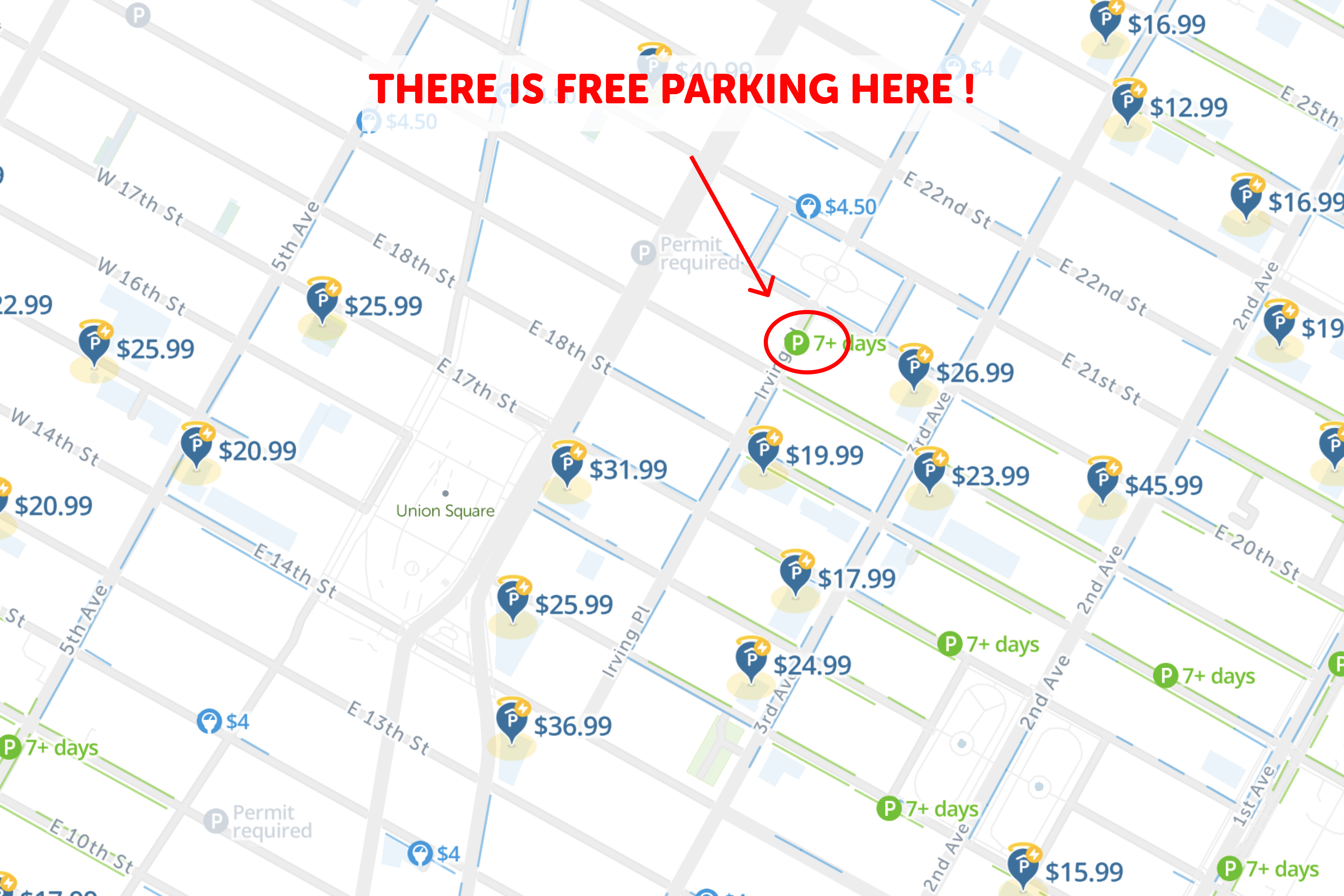 2020 NYC Free Parking Map SpotAngels