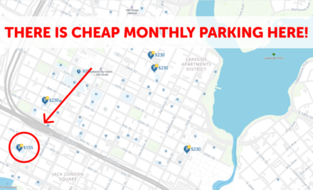 Oakland Street Parking Map 2022: Map Of Free Parking In Oakland - Spotangels